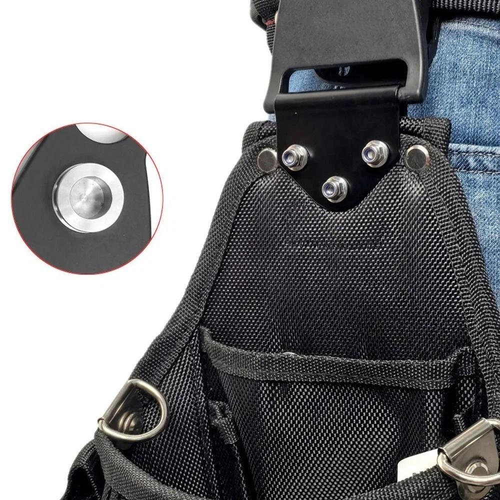 Quick Install Design Rotatable Quick Hang Hook Electrician Waist Belt Pouch Daily Repair Scenarios
