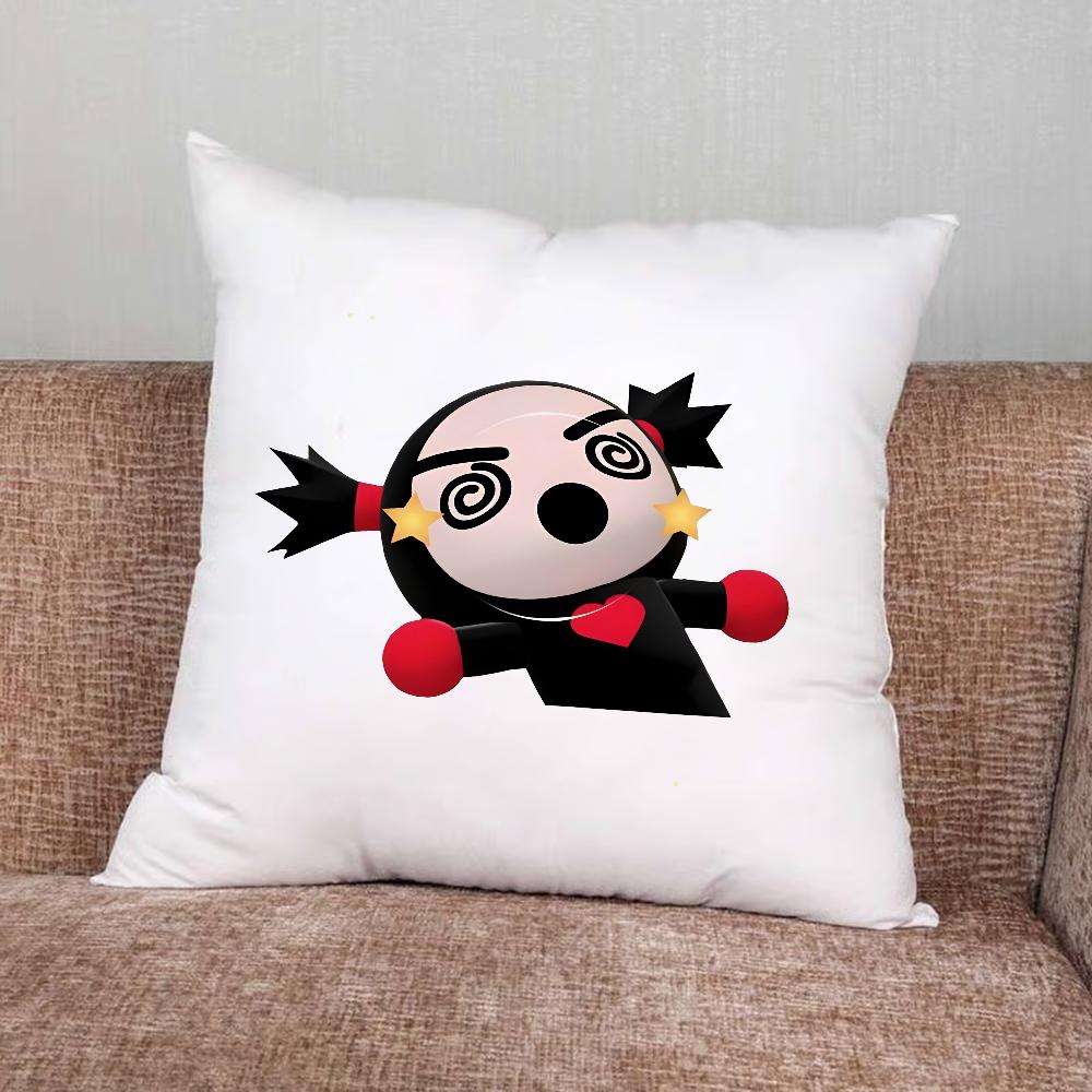 

Funny P-Pucca Garu Pillow Case For Home Bedroom Car Office Decoration Living Room Sofa Cushion Cover Suitable 16x16Inch
