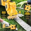 2 In 1 Electric Hedge Trimmer Cordless Handheld Grass Trimmer for Yard, Garden, Lawn Care for Dewalt 20V Battery (No Battery)
