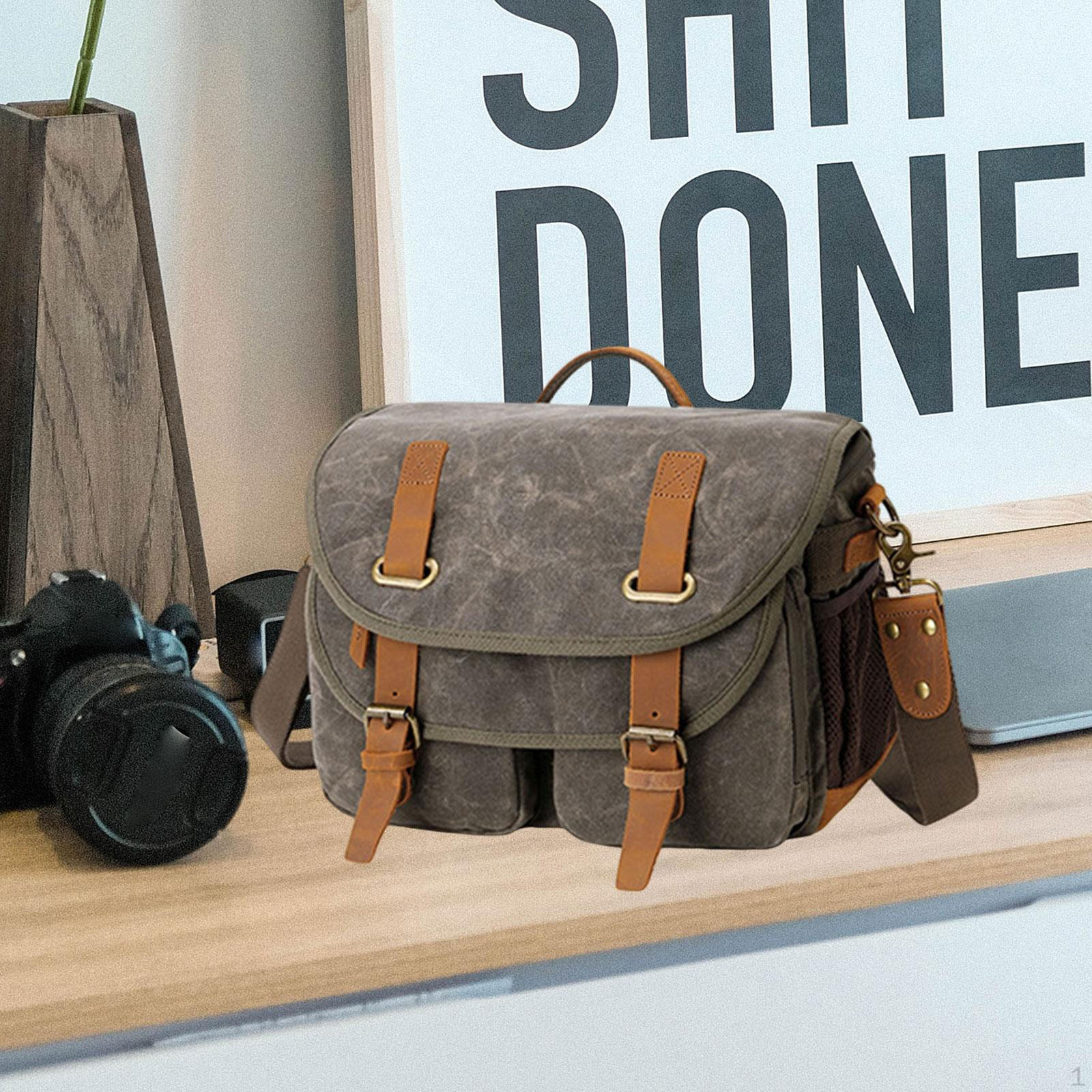 

Сумка-чехол для камеры,сумка для зеркальных фотокамер с несколькими карманами,водонепроницаемая,одиночная Green