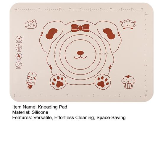 Yousheng Silicone Pad Baking Mat Sheet Kneading Dough Mat with Measurement Kitchen Rolling Mat Cookies Pizza Fondant Making Mat