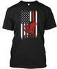 Dragon American Flag T-Shirt Made In the USA Size S To 5XL