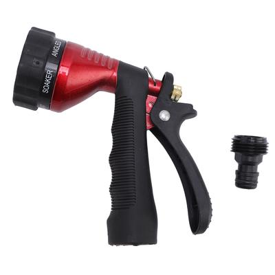 Garden Hose Nozzle 6 Modes Adjustable Metal High Pressure Water Spray Nozzle for Lawn Watering Car