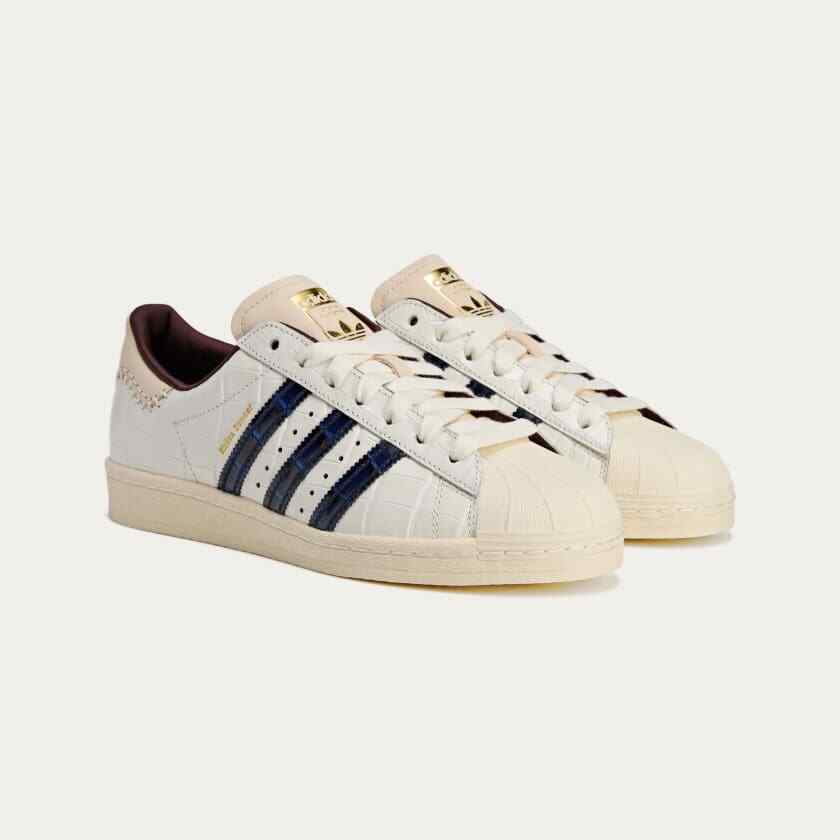 JP7161 Wales Bonner adidas Originals Superstar Wonder White Collegiate (Herren)