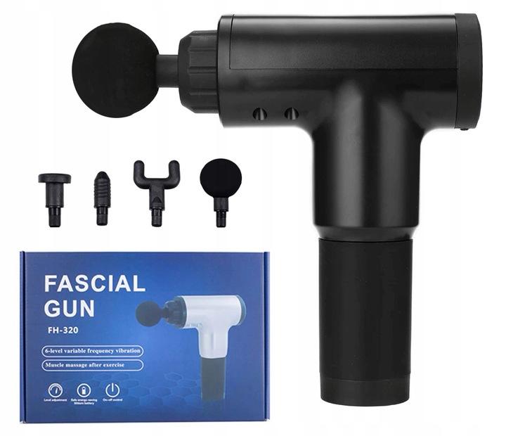 Medyczny Pistolet Do Masażu Ciała Mocny Masażer Massage Gun 6 Trybów Pracy