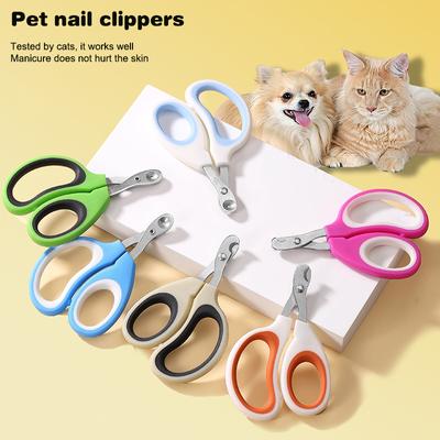 Cat Nail Clippers Hole Avoid Over Cutting Pet Nail Clippers Professional Pet Paw Trimmer Pet Nail Grooming Clippers Trimmer