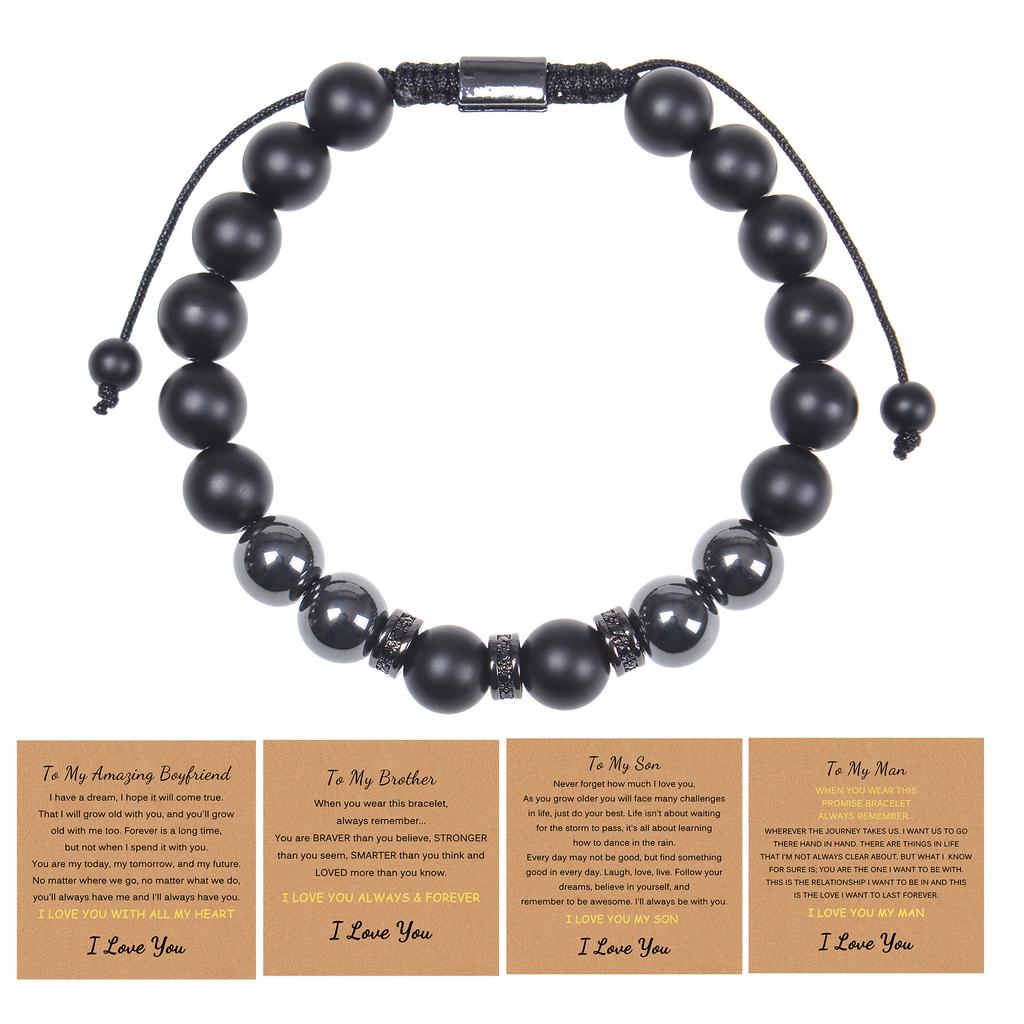 JYL TS Bracelet Couple's  Eye Beaded Enhances Affection & Luck