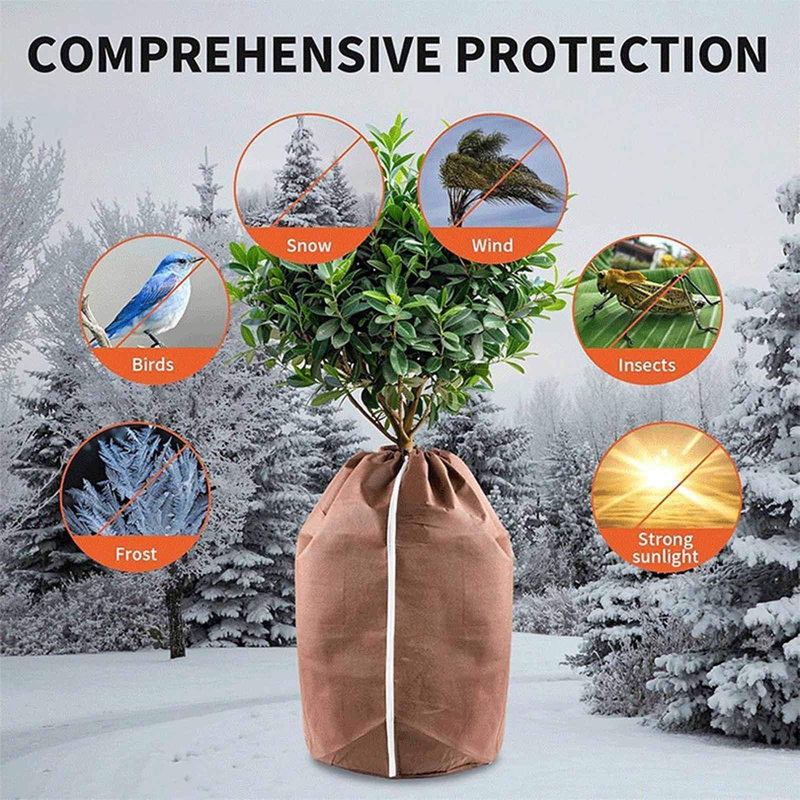 

Fruit Tree -Freezing Cover – Eco-Friendly Frost & Cold for Flower Pots and Outdoor Plants S