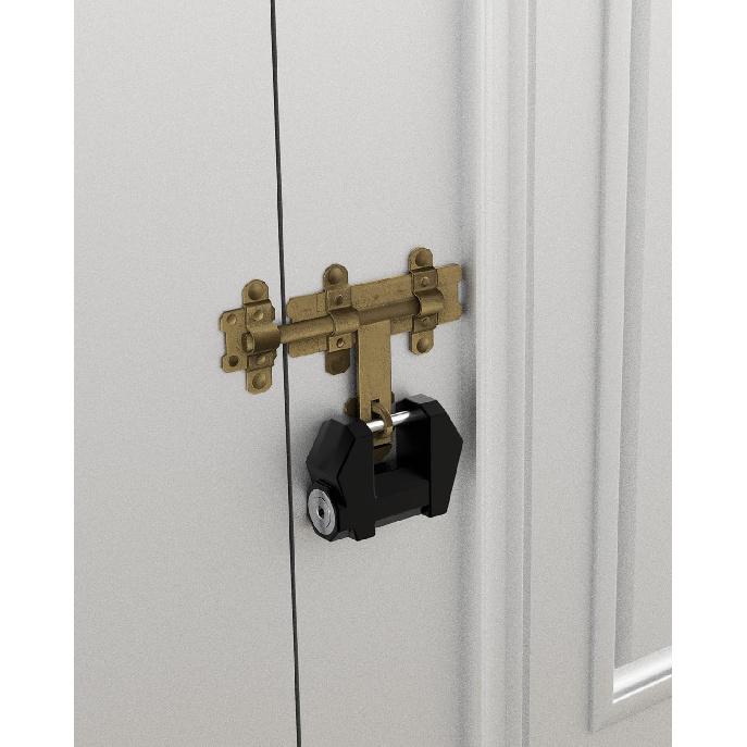DEEAGLE Trailer Lock, Wide 1.2” Span, 1/4” Dia Trailer Coupler Tongue Lock, Wide Trailer Locks, Boat Trailer Locks For Towing Trailer Security,