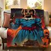 Movie A Annabelle  Flannel  Blanket Suitable for Sofa Living Room Bedroom
