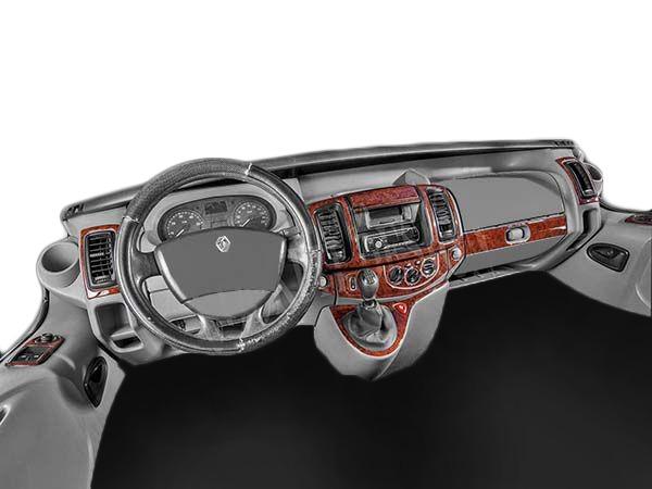 

Накладка на торпеду (великий комплект) Дерево для Opel Vivaro 2001-2015 рр.