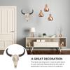 Animal Long Horn Cow Wall Hanging Creative Halloween Gifts Art Crafts Ornaments
