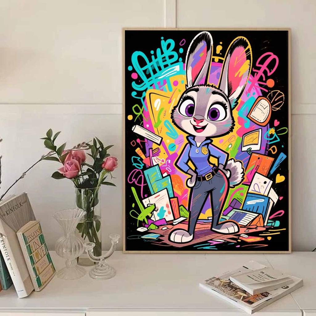DIY Diamond Painting Judy Cross Stitch Kit Mosaic Art Diamond Painting Full Circle Diamond Home Decoration