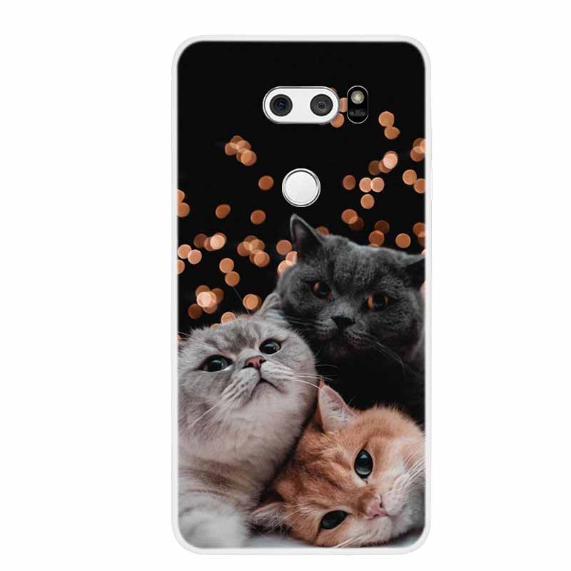 For LG V30 Cases v30 Plus V50s Clear Soft TPU Silicone Phone Cases For LG V50S Thinq / G8X Thinq Back Cover For LGV30 V 30 V 50S