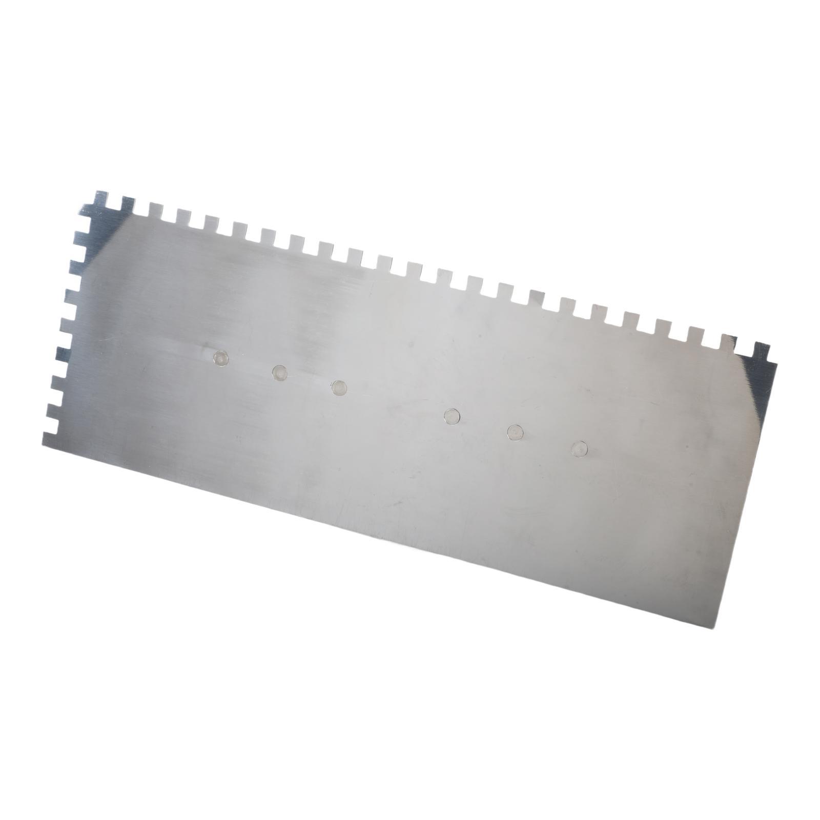 

3 Piece Stainless Steel Notched Trowel Set with Square Tooth Blades for Efficient Tile and For Masonry Application China Mainland