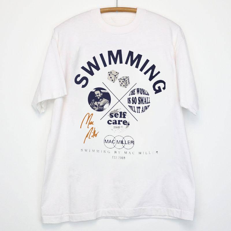 Mac Miller swimming self care shirt unisex fullsize short sleeve Unisex T-Shirt M