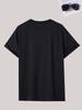 European Sizes Men's Summer Short Sleeve T-Shirt with Letter '' Print - Casual Round Neck Breathable Top, Short Sleeve Summer Wear for Hot Weather