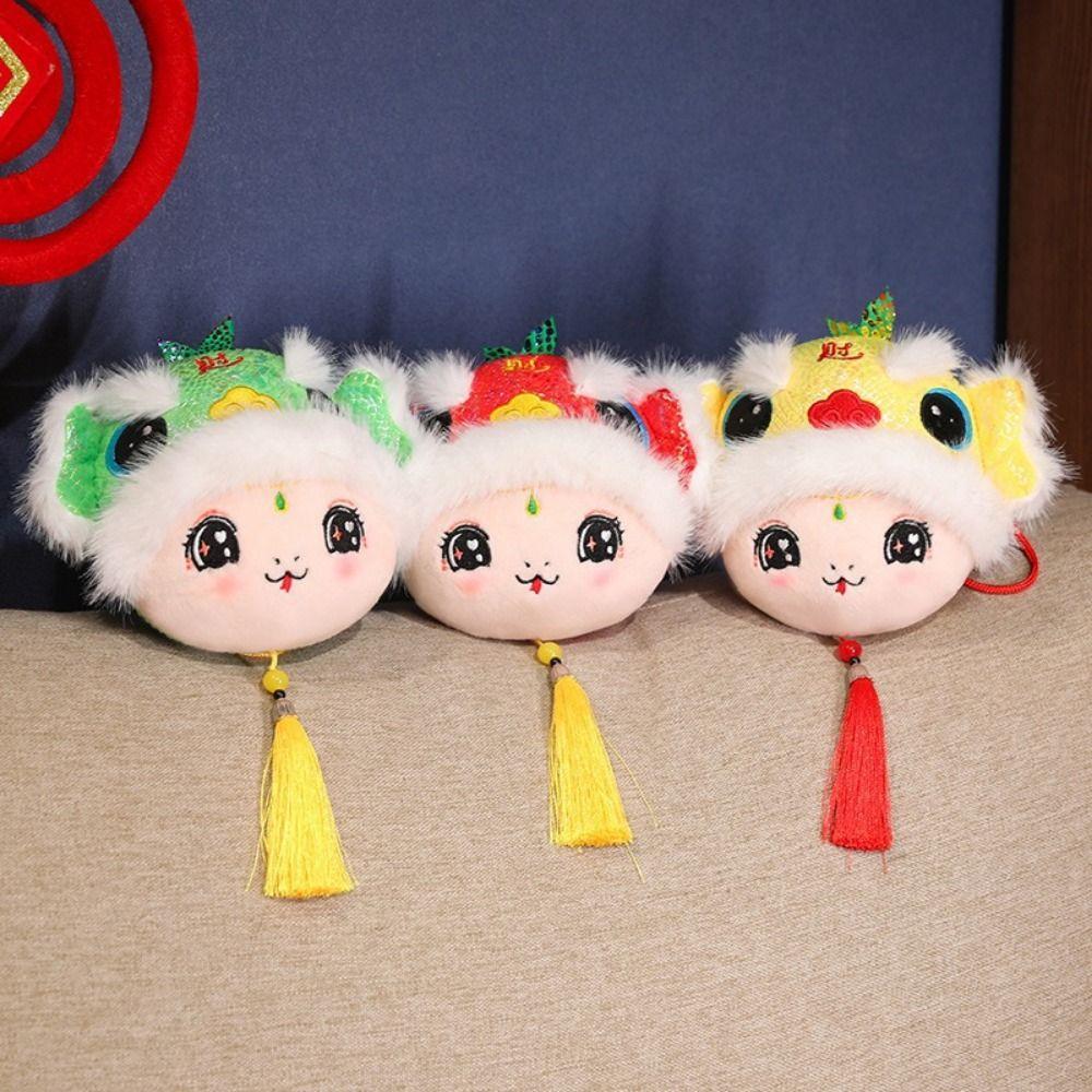 

Мультяшная змея плюшевые подвески нежные талисман змея подвески зодиак змея подвески детский подарок 10cm жёлтый