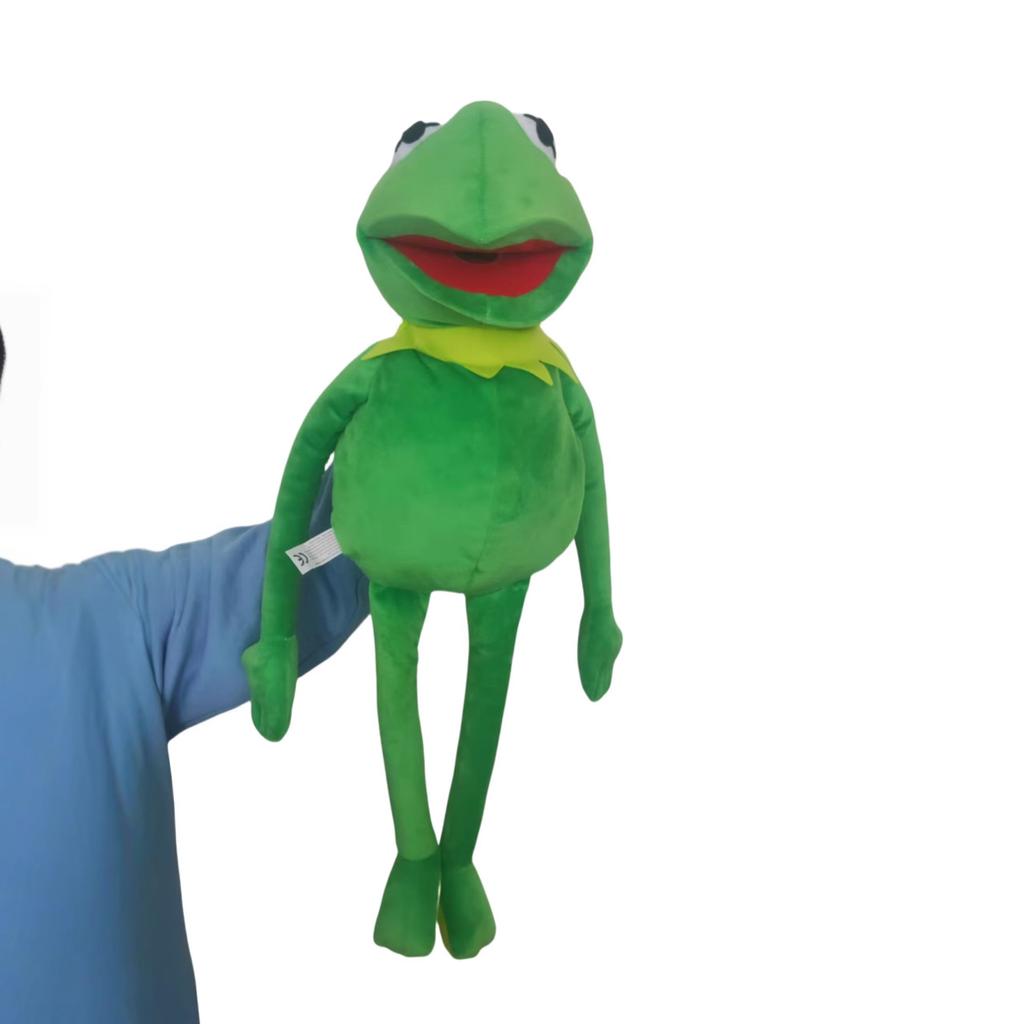 Nieuwe Kemit Groene Kikker Cartoon Marionet Pop Cartoon Pluche Speelgoed Grote Pop