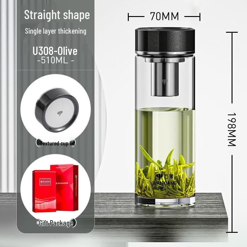 WANXIANG Single-Layer Glass Tea Water Cup