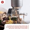 Moulin à Grains Manuel Fonte pour Moudre le café, le Maïs, l'avoine, Réglable Victoria 30025 Chromé