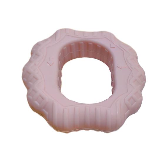 

Силиконовый кистевой эспандер для укрепления пальцев, эргономичный тренажер для силы хвата, кольцо, артрит, кистевая терапия, реабилитация, тренировочное оборудование L розовый