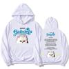 KATSEYE Gabriela Young Miko Remix Hettegensere Kawaii Tegneserie Katt Grafikk Sweatshirts Langermet Hettegensere Casual Dame Hettegenser