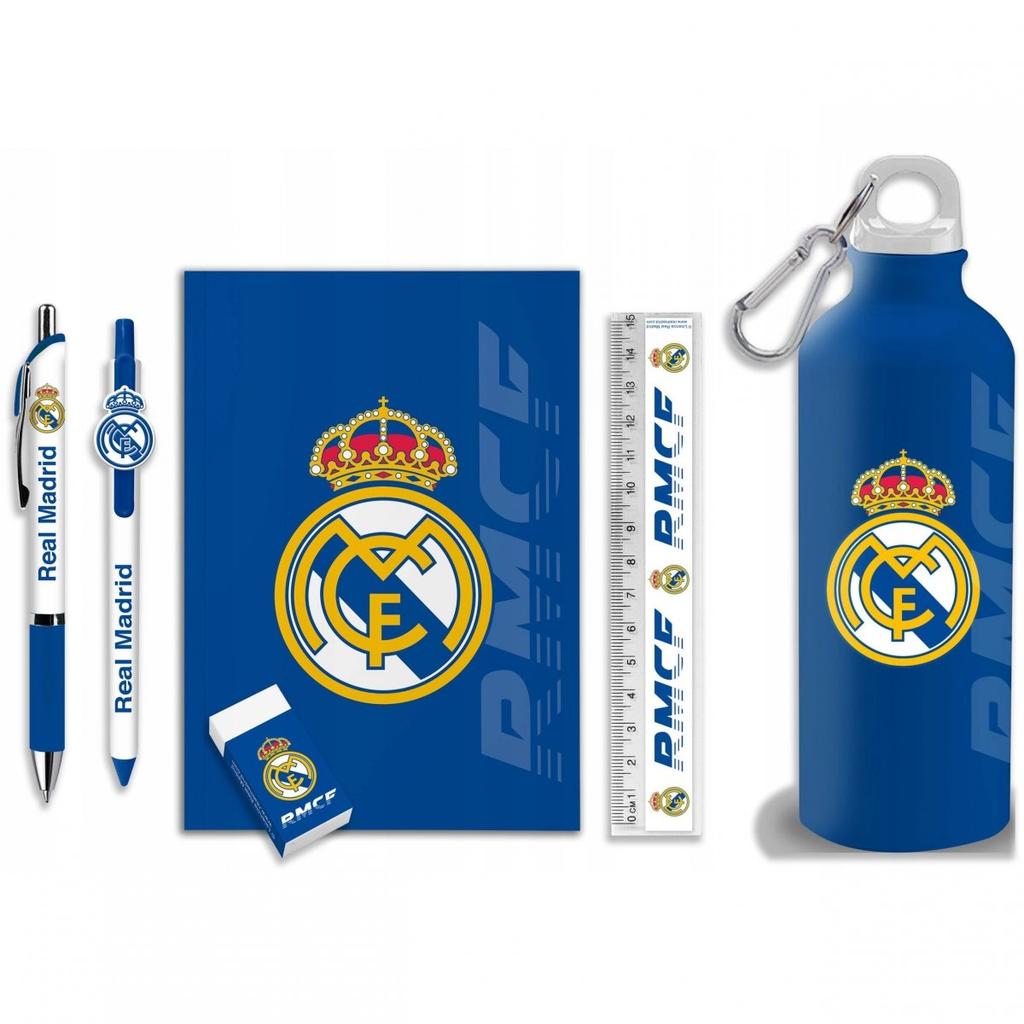 Real Madrid 650 ml Flasche mit Schreibset RM00029 mehrfarbig