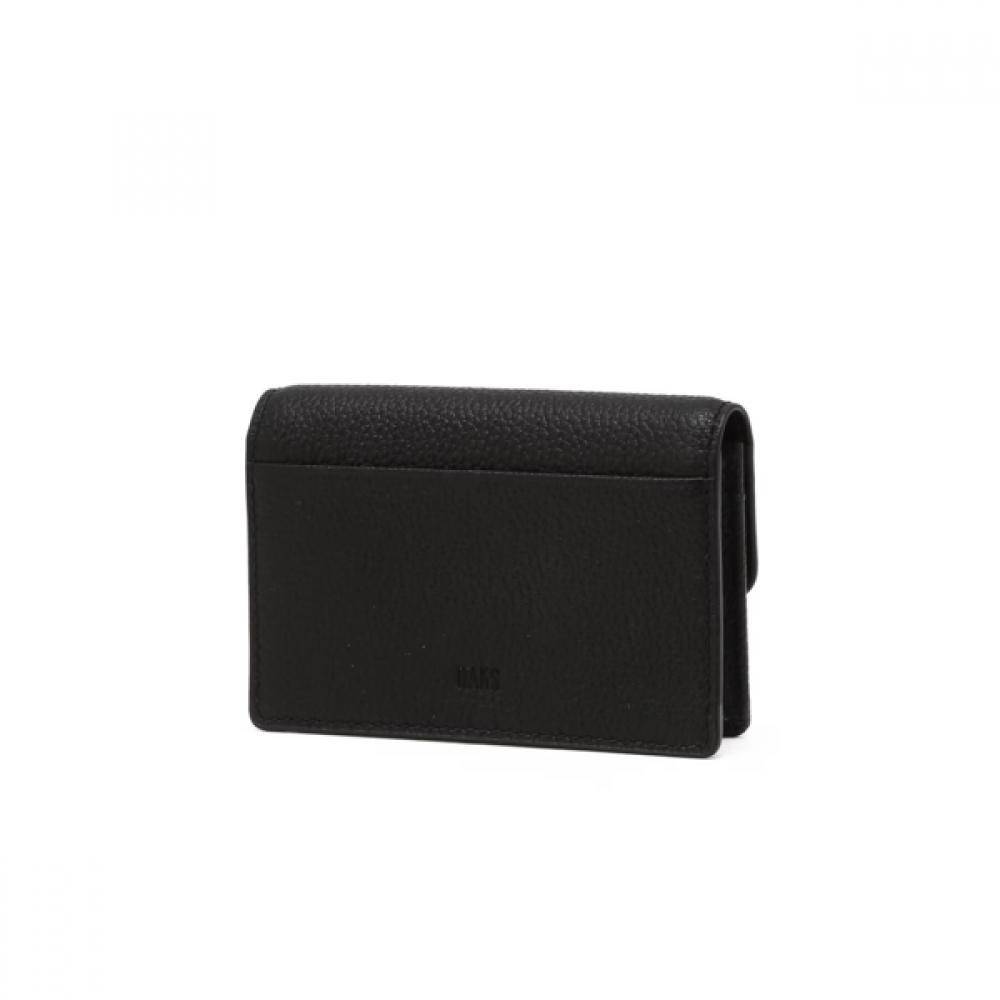 Daks Black Card Wallet Calfskin Dcwa6f525bk