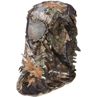 Ghillie Face Mask 3D Leafy Ghillie Camo Full Cover Headwear Hunting Accessories