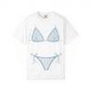Bikini Cover Up Tee Funny Beach Shirt Oversized Summer Vacation Graphic T Shirt