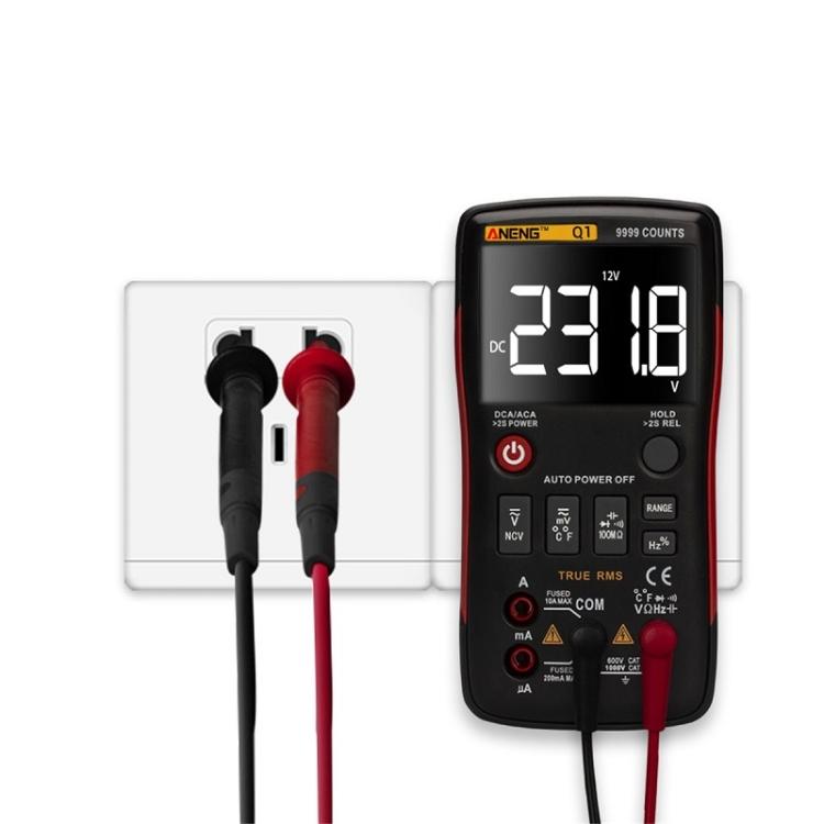 ANENG AN-Q1 Automatic High-Precision Intelligent Digital Multimeter, Specification: Standard with Cable