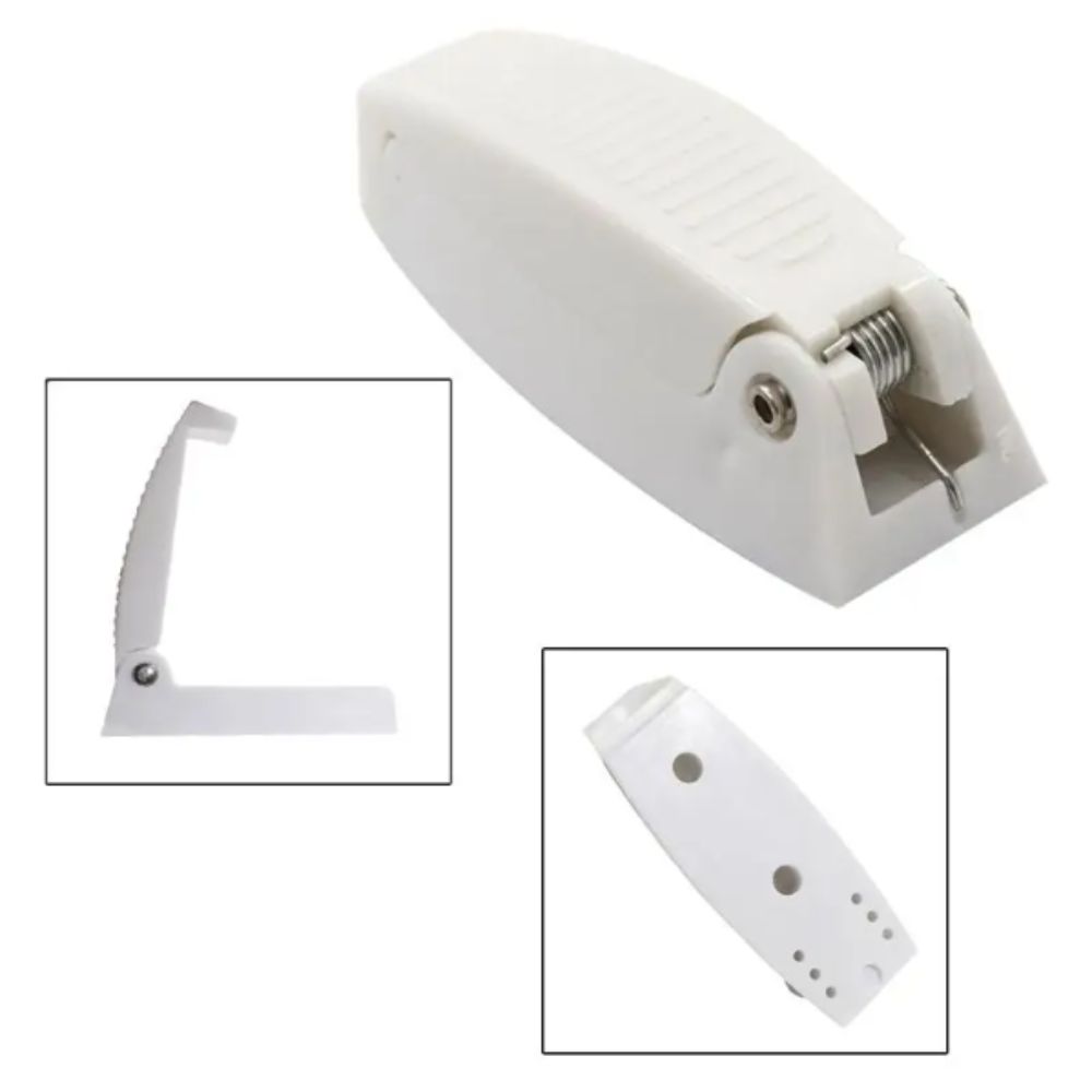 Plastic RV Door Catch White Compartment Lock Clips Baggage Door Clip  Camper Trailer