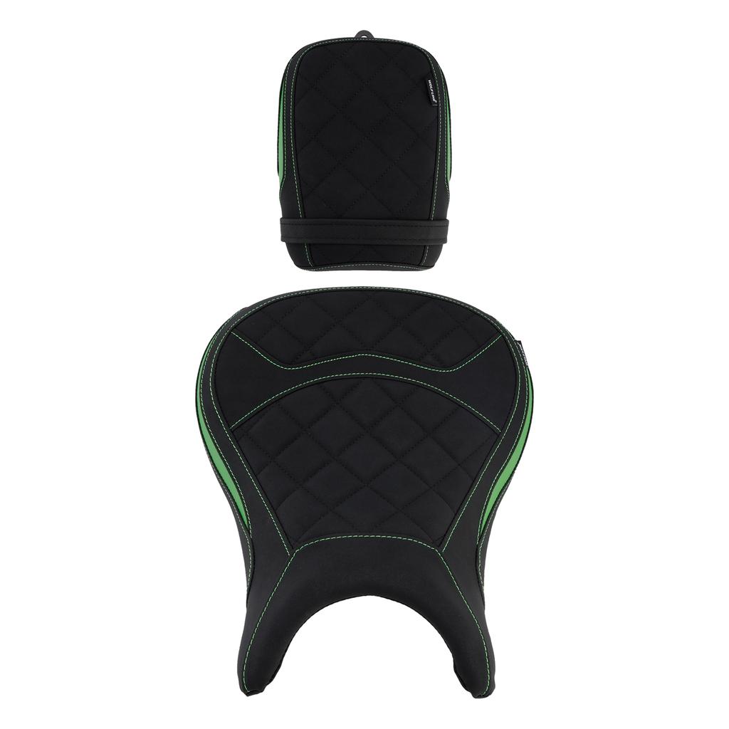 Front&Rear Raider Passenger Kit Lower Green For Kawasaki Eliminator 500 24-25