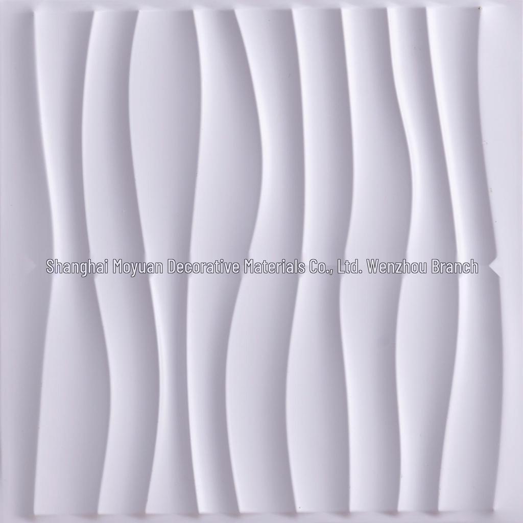 3D Waterproof PVC Wall Sticker Panel - Decorative Three-Dimensional Wall Covering.