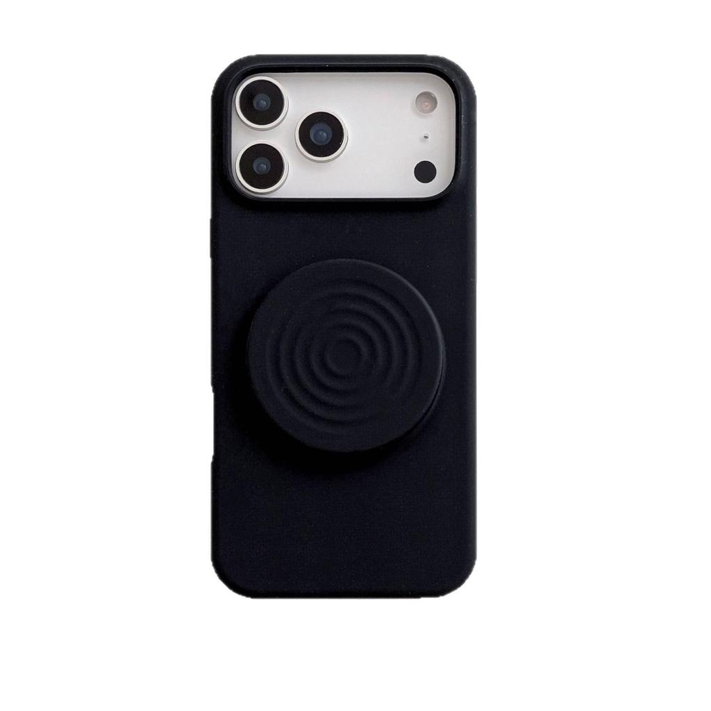 Bo Yang Drop-Proof Folding Stand Case for iPhone 17 - Liquid Silicone for Apple 16 Pro Max