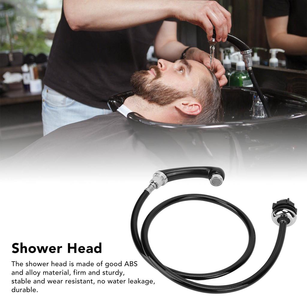 Shampoo Bowl Shower Head Professional Hair Salon Shampoo Bed Shower Nozzle with Hose Accessory