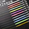 Marqueur Fluorescent avec Bordure et Surligneur pour Journaux et Manga