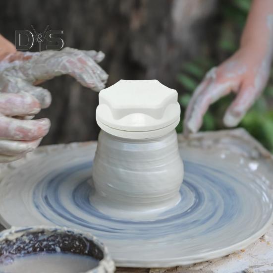 Keramik-Ton-Drehwerkzeug, 4 cm/6 cm Durchmesser, Ton-Wurf-Trimmwerkzeug, Töpfer-Finishing-Werkzeug für Töpfer und Tonkünstler