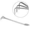 2 In 1 Stainless Steel Root Rake Spatula for Bonsai, and Rustproof, Rounded and Parts To Avoid Hand Injury, Ergonomic Handle