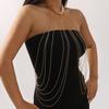 Fashionable Popular Chain Snake Tattoo Body Chain Sexy Multi-layer Beach Metal Texture Bikini Chain