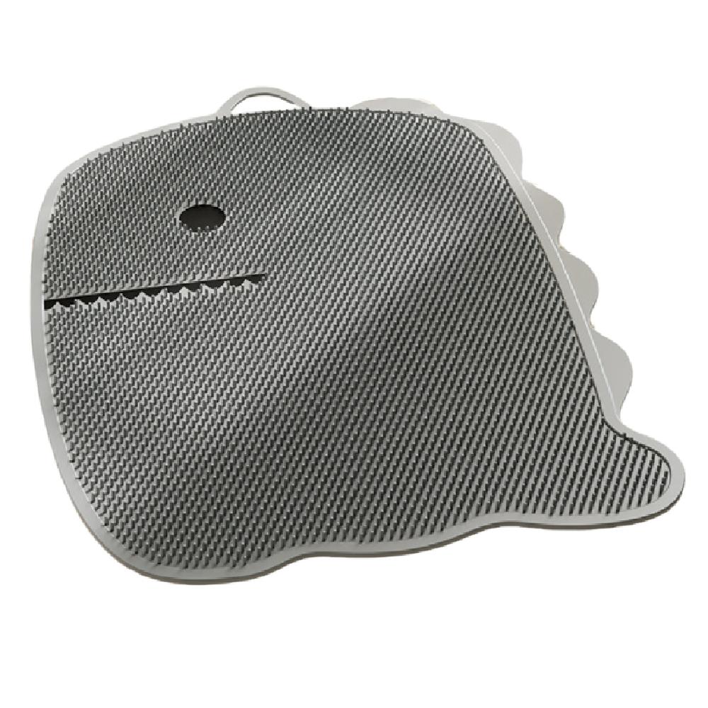 Dinosaur Shape Exfoliating Foot Pad Non-slip Shower Foot Scrubber Bath Massage Mat  Bathroom