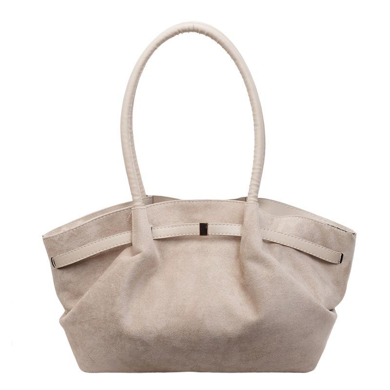 Tragetasche, Einschultertasche mit großem Fassungsvermögen, Schlichte Pendlerhandtasche