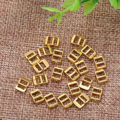 20pcs 4mm 4 Colors Mini Ultra-small Bags Accessories Tri-glide Buckle Belt Buttons Diy Dolls Buckles