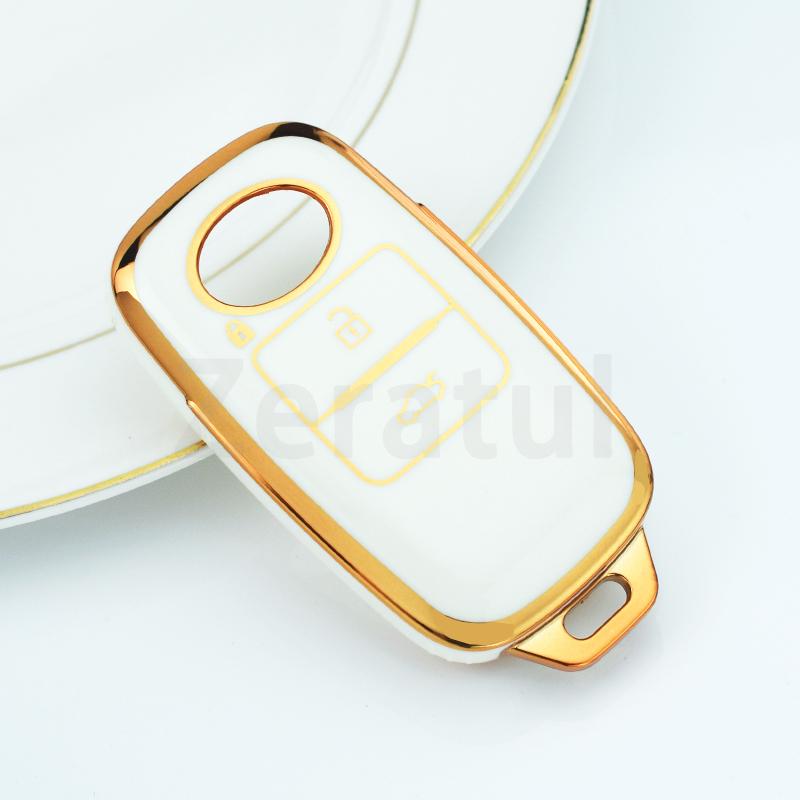 For Toyota Yaris Ativ Raize Veloz Avanza Rush Perodua Daihatsu Malaysia 3Buttons Smart Remote Car Key Case Cover Accessories