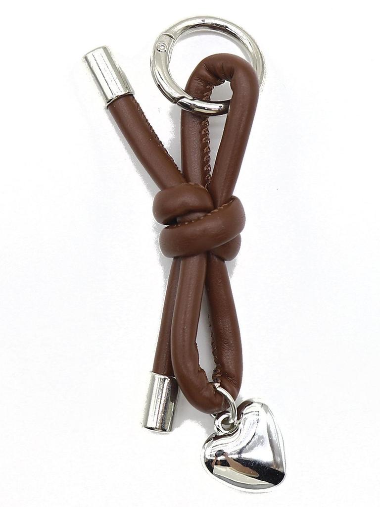 INS-Stil Gewebtes Lederseil Schlüsselanhänger & Schleifen-Taschenanhänger Lanyard