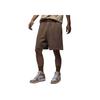 Nike Air Wordmark Comfortable Versatile Lace-Up Elastic Waist Five-Point Casual Shorts Men shorts Dark-Brown FZ8940-223