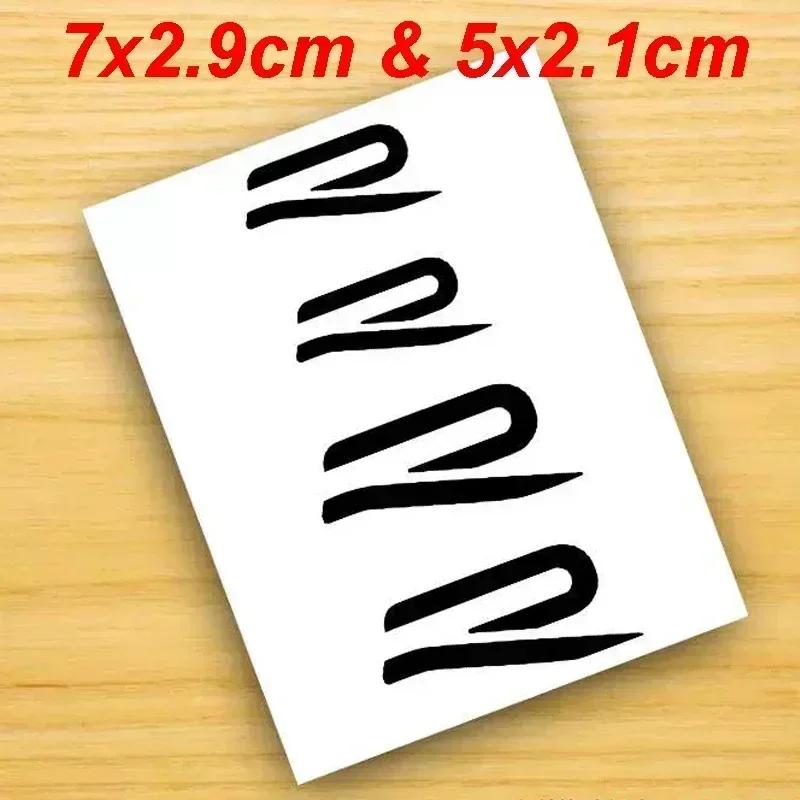 2026 New For VW VOLKSWAGEN 4Pcs Car Caliper Stickers Brake Wheel Hub Decals for Volkswagen VW GTI Rline Polo Golf Passat Tiguan