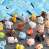 PLOK Mini Animal Blind Bag Cute Simulated Cat Dog Figurines Micro Resin Desktop Ornaments Surprise Toy Gift For Kids Collectors