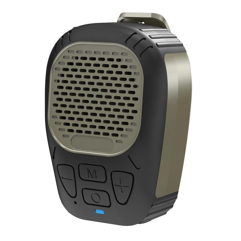 Clip Wearable Speaker Bluetooth 5.3 40mm 3W Speaker Portable Wearable Speakers Support TF Card Playback for Hands-Free Music